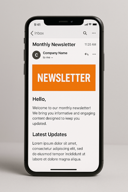 Newsletter Email Example