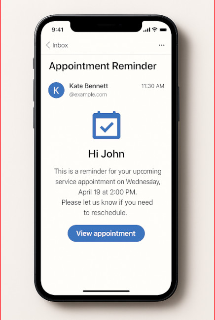 Reminder Email Example