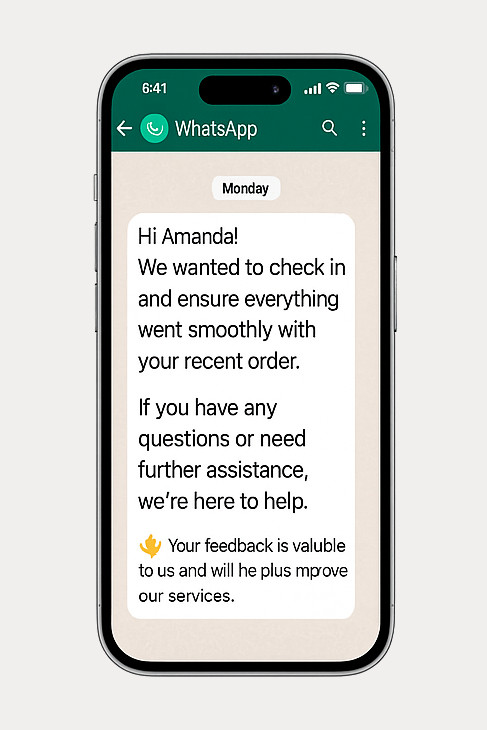 Support Flow Example
